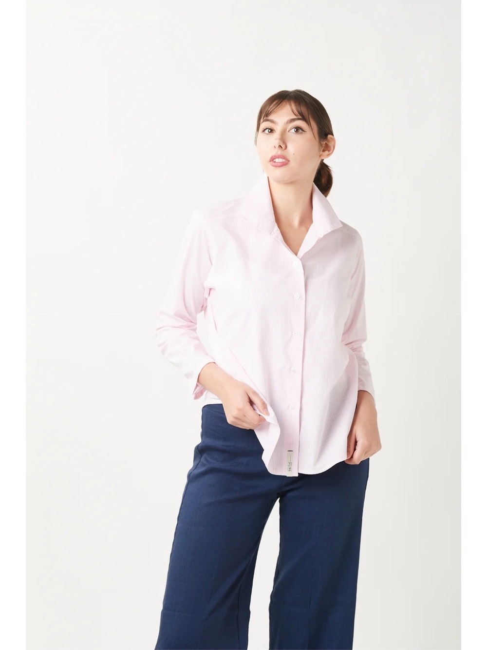 Jill Mcgowon Astrid 94 Portland Collection Astrid Pink Searsucker